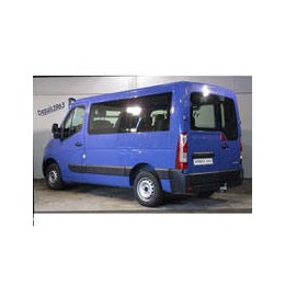 Kit film solaire prédécoupé Renault Master (3) L2 minibus 5 portes (depuis 2019) 1 porte latérale avec vitres ouvrantes