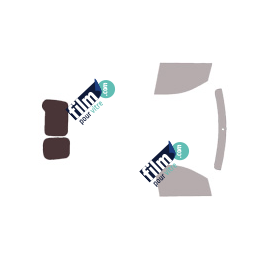 Kit film solaire prédécoupé Renault Express (2) Van utilitaire 5 portes (depuis 2021) 2 portes arrieres