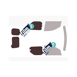 Kit film solaire prédécoupé Renault Express (2) Van utilitaire 6 portes (depuis 2021) 2 portes laterales , 2 vitres laterales