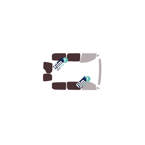 Kit film solaire prédécoupé Volkswagen Caddy (5) Maxi 2 portes arrieres 6 portes (depuis 2021) 2 portes latérales,vitres fixes