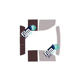 Kit film solaire prédécoupé Gmc 2500-3500 Sierra (5) double cabine pick up 4 portes (depuis 2019)