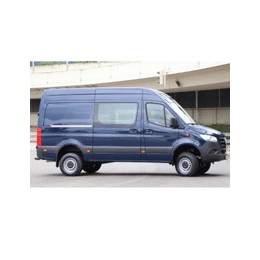 Kit film solaire prédécoupé Mercedes-Benz Sprinter (3) utilitaire cabine approfondie 5 portes (depuis 2019) 1 porte latérale, 2 vitres fixes