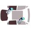 Kit film solaire prédécoupé Subaru Solterra (1) hayon 5 portes (depuis 2022)