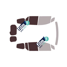 Kit film solaire prédécoupé Nissan Townstar (1) Court 2 portes arrieres 6 portes (depuis 2021) vitres decendantes