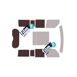 Kit film solaire prédécoupé Land Rover Defender (3) 130 long 5 portes (depuis 2020)