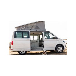 Kit film solaire prédécoupé Volkswagen Transporter T6 California (6) Sans store extérieur intégré hayon 4 portes (depuis 2015) 1 porte latérale droite , vitres coulissantes coté droit et gauche.