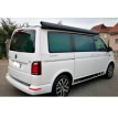 Kit film solaire prédécoupé Volkswagen Transporter T6 California (6) Avec store extérieur NON intégré hayon 4 portes (depuis 2015) 1 porte latérale,1 vitre latérale droite fixes, 1 vitre latérale gauche coulissante & hayon