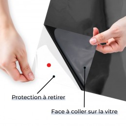 Film anti-éblouissement pour double vitrage - noir foncé