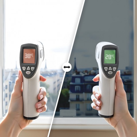 Film anti-éblouissement pour double vitrage - noir foncé