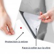 Film 2 en 1 anti chaleur et anti vis-à-vis pour pose extérieure - alu clair