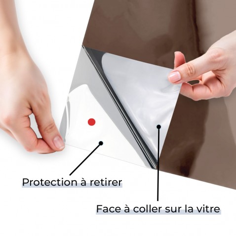 Film solaire anti chaleur pour double vitrage meilleure performance - bronze