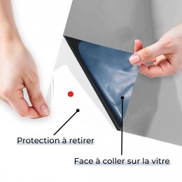 Film solaire anti chaleur pour double vitrage meilleure performance - alu foncé et noir foncé