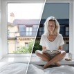 Film anti regard pour fenêtre à petit vitrage vis-à-vis proche - alu très foncé