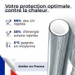 Film anti chaleur pour velux - bleu clair