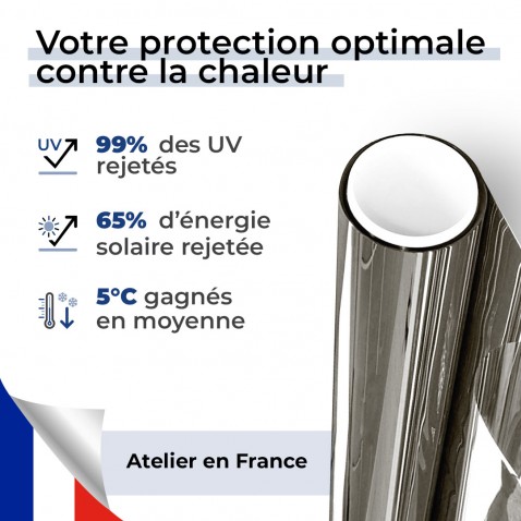 Film anti chaleur pour velux - marron