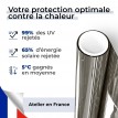 Film anti chaleur pour velux - marron