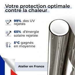 Film anti chaleur pour velux - marron