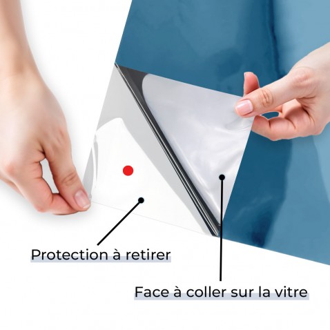 Film anti chaleur pour velux - bleu