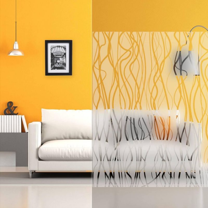 DIMEXACT Film Décoratif sur Le thème de la Nature, Adhésif pour Fenêtre, de H : 1.52 m x L : 0.5 m / 1 m / 1.5 m / 2 m / 2.5 m /