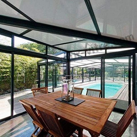 DIMEXACT Film Anti Chaleur pour Véranda et Abris de Piscine en Plexiglass et Polycarbonate, Longueur 1,52 m, en Rouleau