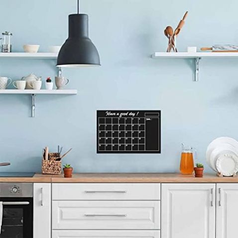 DIMEXACT Sticker Ardoise, Tableau à Craie et Feutre Craie, effaçable