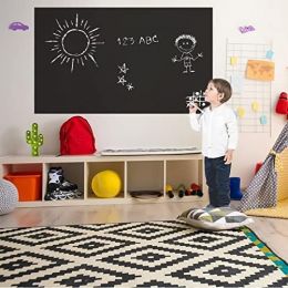 DIMEXACT - Tableau blanc adhésif pour feutres Velleda 152 cm x 0,5 à 10 mètres en rouleau