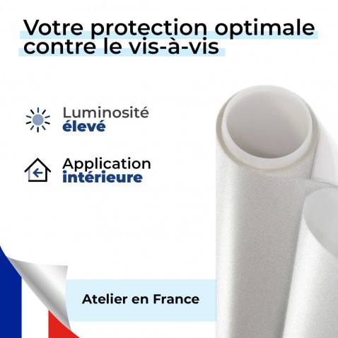 Film dépoli repositionnable translucide