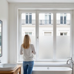 Film dépoli repositionnable translucide