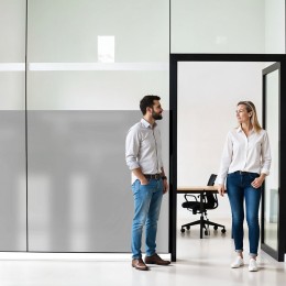 Film occultant argent brillant pour fenêtre