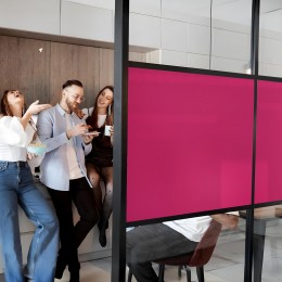 Film occultant fushia brillant pour fenêtre