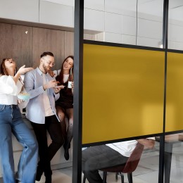 Film occultant or brillant pour fenêtre