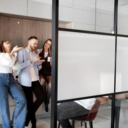 Film occultant blanc nacré pour fenêtre