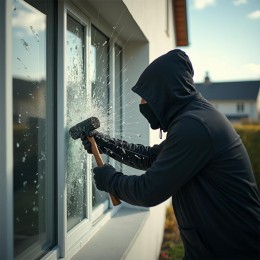 Film de protection pour vitrage pour choc depuis l'intérieur - incolore 240 microns