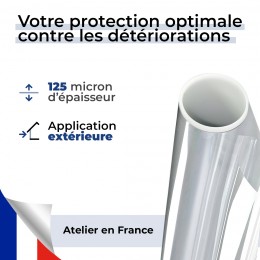 Film anti rayures incolore - 125 microns