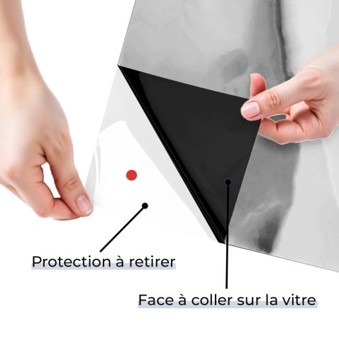 Film occultant à effet miroir pour fenêtre