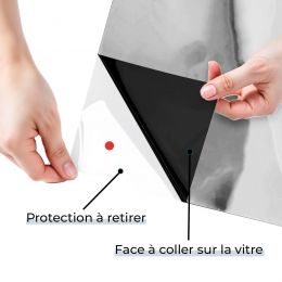 Film occultant à effet miroir pour fenêtre