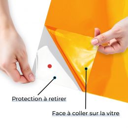 Film inactinique pour lumière et uv orange