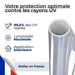 Film anti UV gris bleu gris