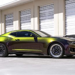 Vinyle covering 3D caméléon bronze brillant