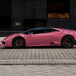 Covering rose fluo brillant pour toutes surfaces - 3D