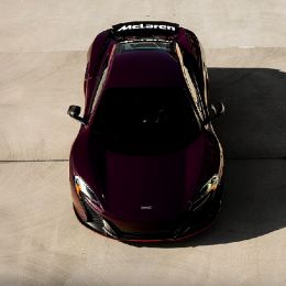 Covering violet foncé - noir brillant pour toutes surfaces - 3D