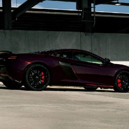 Covering violet foncé - noir brillant pour toutes surfaces - 3D