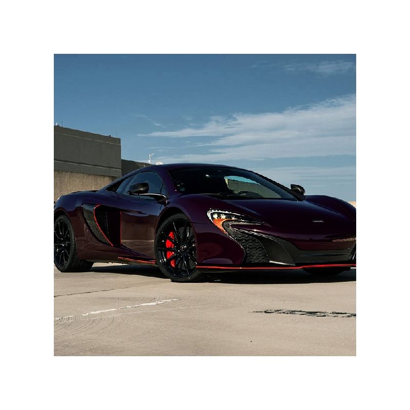 Covering violet foncé - noir brillant pour toutes surfaces - 3D