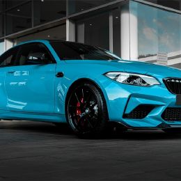 Covering Bleu Miami brillant pour toutes surfaces - 3D