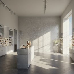 Rouleau adhésif argent pailleté