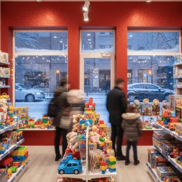 Rouleau adhésif rouge pailleté