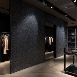 Rouleau adhésif noir pailleté