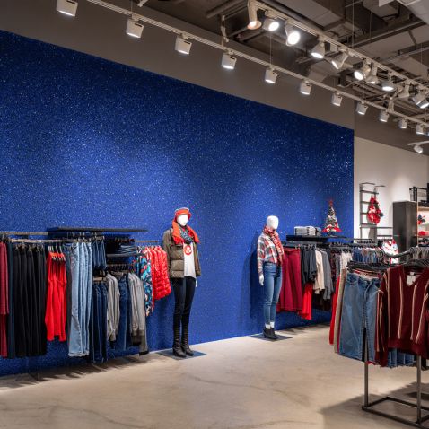 Rouleau adhésif bleu nuit pailleté