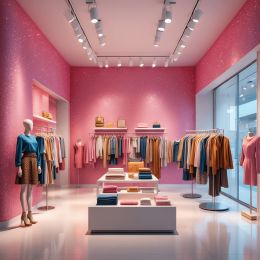 Rouleau adhésif rose pailleté