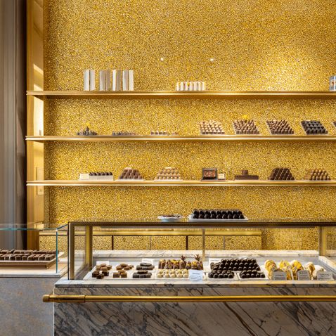 Rouleau adhésif or pailleté